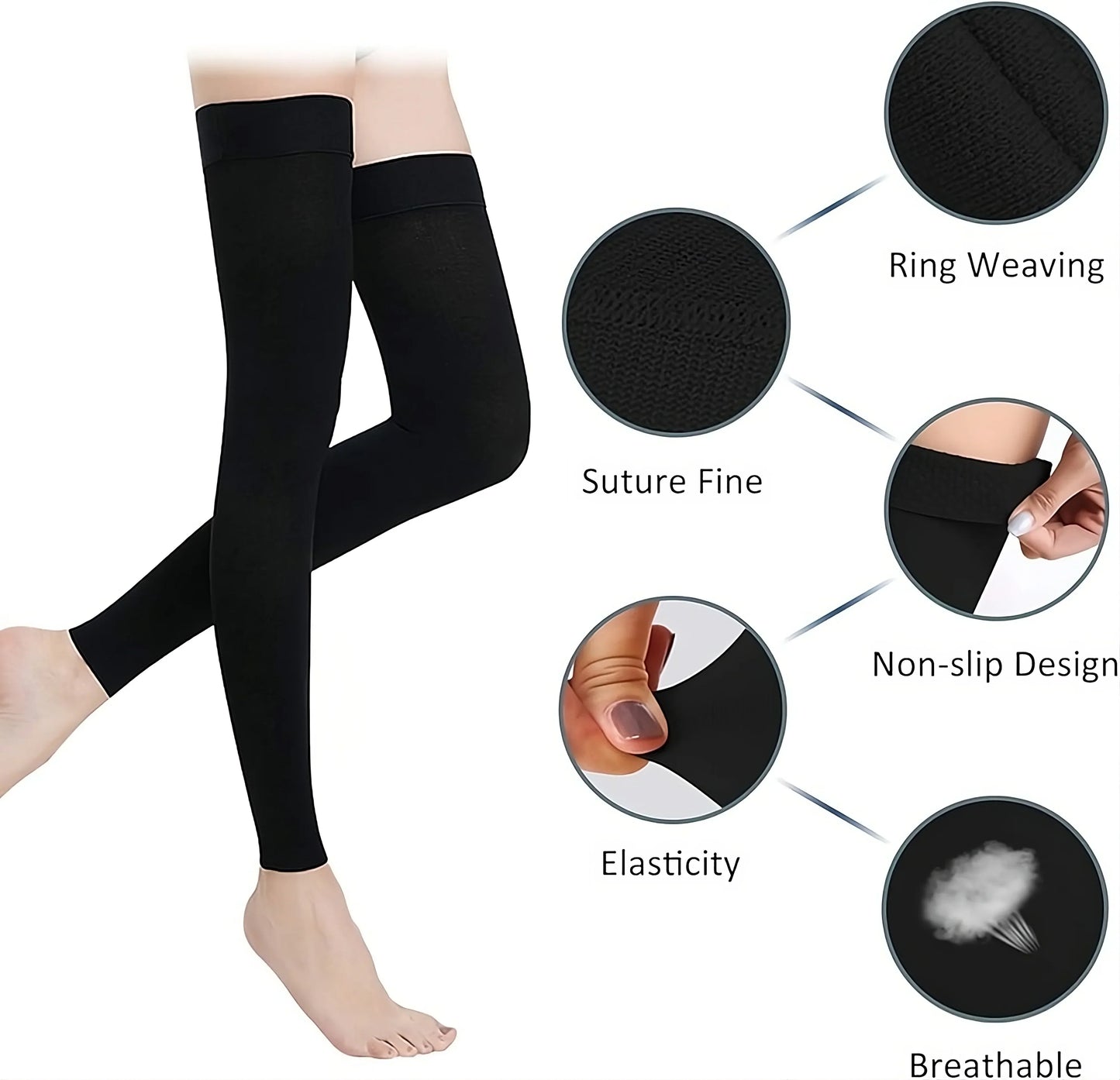 Pain Relief 2 Pcs Wool Knee Warmers