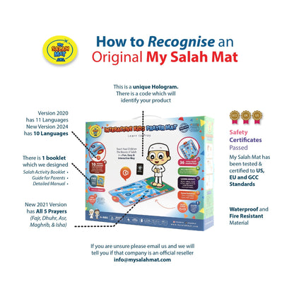 Smart Interactive Kids Educational Prayer Mat | Ramadan & Eid Gift(Allowed to open parcel)