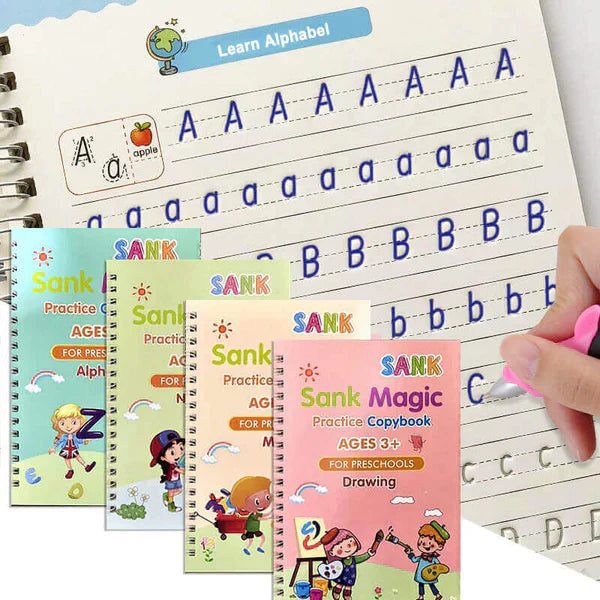 Sank Magic Book and Magic Pen (pack of 4)