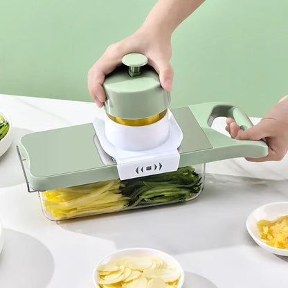 5 In 1 Stainless Steel Multifunctional Vegetable Slicer Cutter